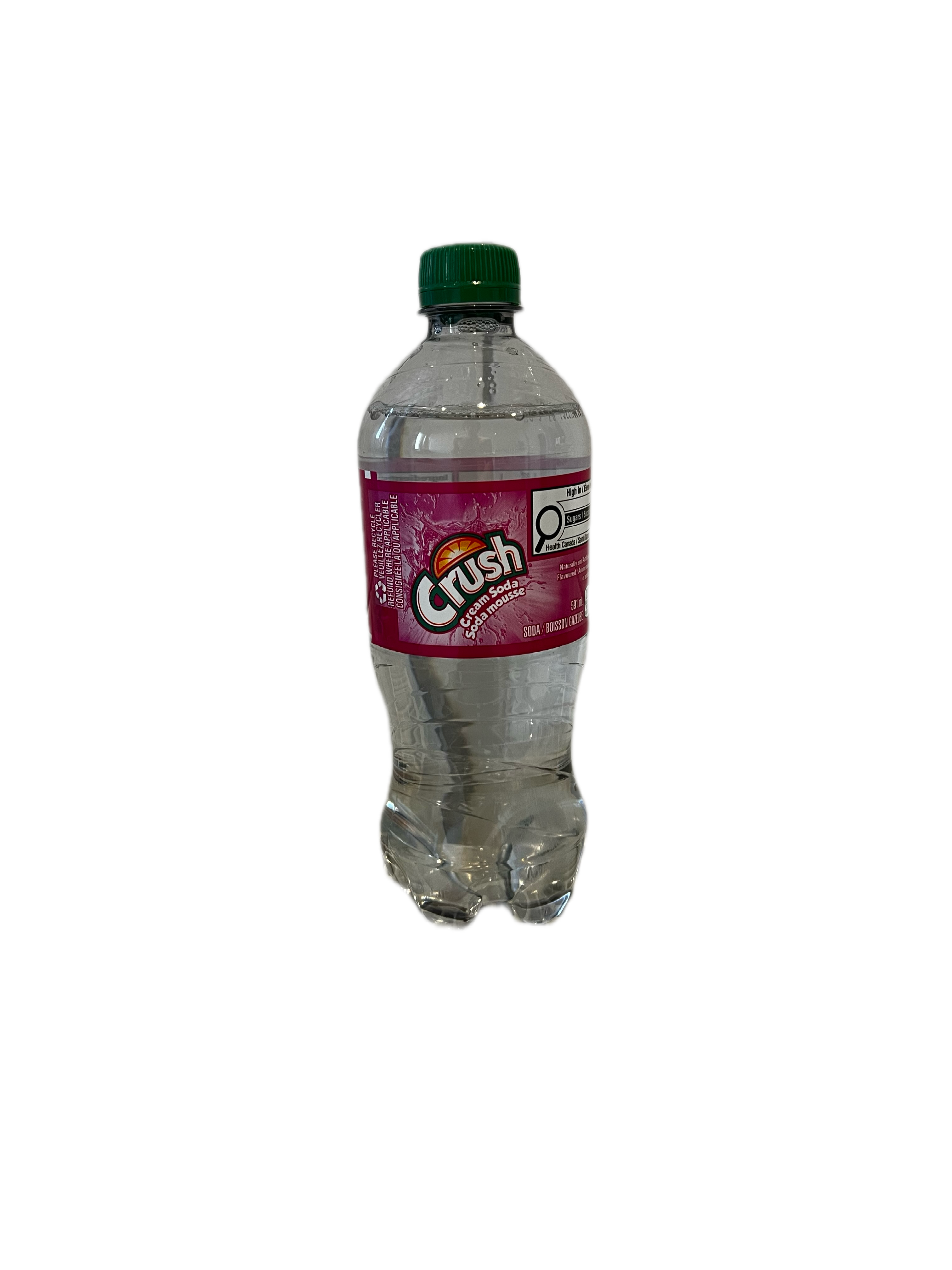 Crush CA Clear Cream Soda  20oz (591ml)