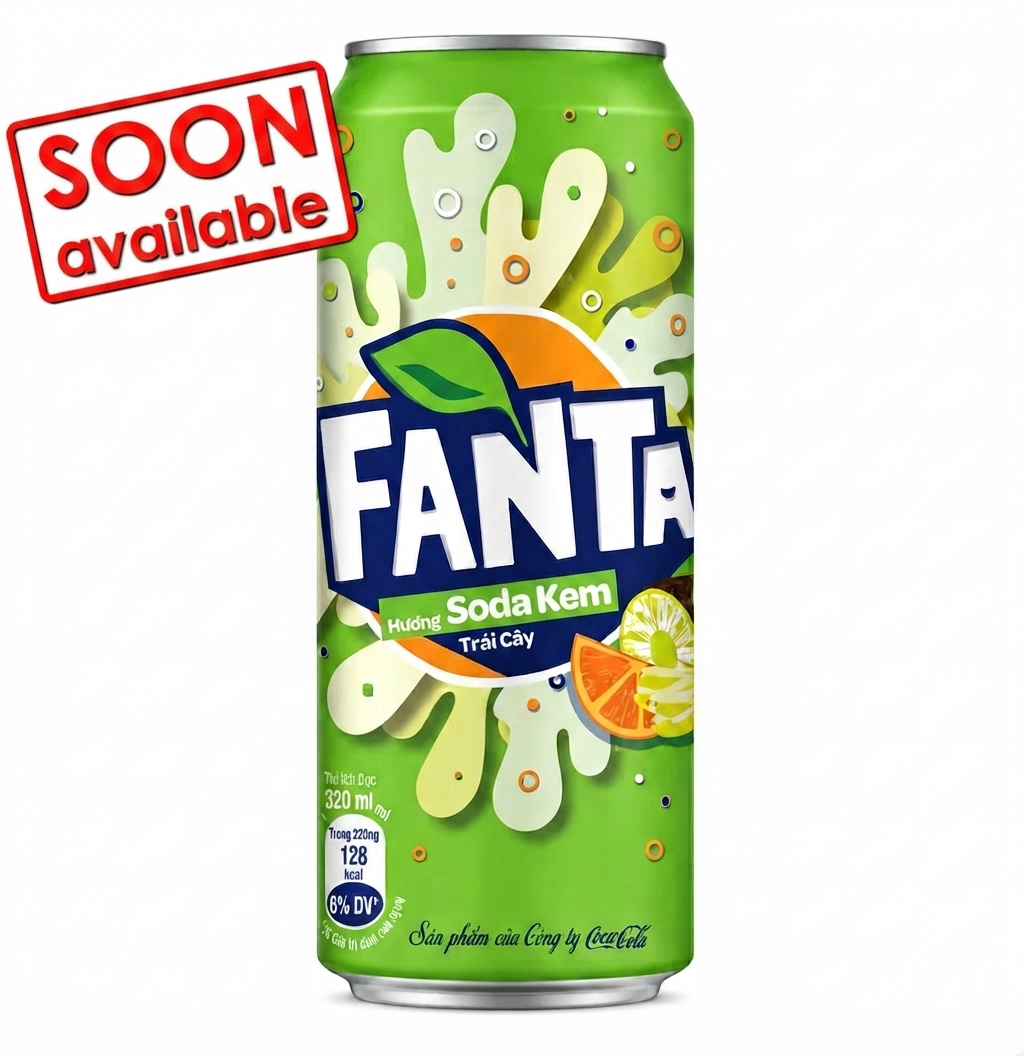 Fanta Vietnam Cream Soda Fruity 11oz (320ml)